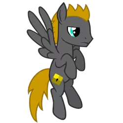Size: 800x800 | Tagged: safe, artist:platinumdrop, derpibooru import, oc, oc:platinumdrop, unofficial characters only, pegasus, pony, flying, male, simple background, solo, stallion, transparent background, vector