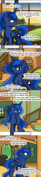 Size: 1000x4250 | Tagged: artist:theparagon, colored pupils, comic, derpibooru import, hunted luna, princess luna, safe, solo, tumblr