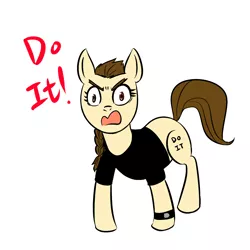 Size: 1181x1181 | Tagged: artist needed, safe, derpibooru import, ponified, just do it, rule 63, solo