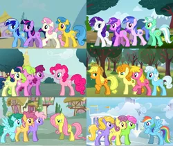 Size: 2048x1729 | Tagged: 1000 hours in pony creator, amethyst star, applejack, artist:abealy2, berry punch, berryshine, bon bon, carrot top, cherry berry, cloud kicker, daisy, derpibooru import, dizzy twister, flower wishes, fluttershy, golden harvest, lemon hearts, linky, lyra heartstrings, mane six, merry may, minuette, orange swirl, parasol, pinkie pie, pony creator, rainbow dash, rainbowshine, rarity, safe, seafoam, sea swirl, shoeshine, spring melody, sprinkle medley, sweetie drops, twilight sparkle, twinkleshine