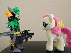 Size: 3264x2448 | Tagged: aurora, bionicle, derpibooru import, fluttershy, irl, lego, lewa, photo, plushie, safe