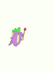 Size: 302x404 | Tagged: animated, artist:omegaozone, death, derpibooru import, dragon, explosion, faceplant, funny, male, pony parade, safe, scepter, solo, spike