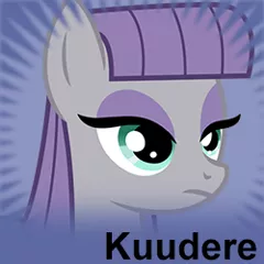 Size: 250x250 | Tagged: safe, derpibooru import, maud pie, earth pony, pony, derpibooru, female, kuudere, meta, solo, spoilered image joke