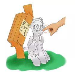 Size: 1257x1200 | Tagged: safe, artist:fameng, derpibooru import, original species, plane pony, pony, b-3b metallic dawn, b-mitc, boop, box, cute, plane, pony in a box, r-type