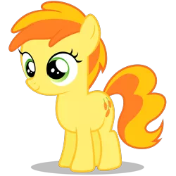 Size: 1800x1800 | Tagged: safe, artist:tizerfiction, derpibooru import, peachy pie, earth pony, pony, female, filly, simple background, solo, transparent background, vector