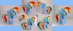 Size: 2500x1066 | Tagged: artist:moggymawee, derpibooru import, irl, photo, plushie, rainbow dash, safe, solo