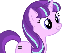 Size: 969x824 | Tagged: safe, artist:slb94, derpibooru import, starlight glimmer, pony, unicorn, the cutie map, :t, cute, female, glimmerbetes, mare, simple background, smiling, solo, transparent background, vector