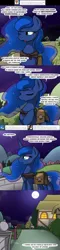 Size: 1000x4182 | Tagged: artist:theparagon, colored pupils, comic, derpibooru import, hunted luna, offscreen character, pov, princess luna, safe, solo, tumblr