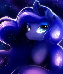 Size: 753x875 | Tagged: artist:si1vr, derpibooru import, portrait, princess luna, safe, solo