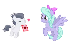 Size: 1124x756 | Tagged: artist:lunaticdawn, colt, derpibooru import, female, flitter, flitterumble, heart, male, mare, rumble, safe, shipping, simple background, straight, straight shota, transparent background