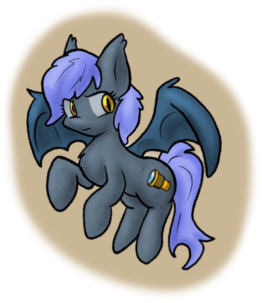 Size: 1280x1480 | Tagged: safe, artist:zutcha, derpibooru import, oc, oc:true sight, unofficial characters only, bat pony, pony, fanfic, fanfic:founders of alexandria, fanfic:the last pony on earth, ponies after people, bat pony oc, bat wings, cutie mark, fanfic art, female, hooves, illustration, mare, solo, spread wings, wings