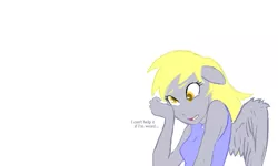 Size: 801x481 | Tagged: anthro, artist:hipster-ponies, crying, derpibooru import, derpy hooves, flockdraw, pegasus, safe, solo