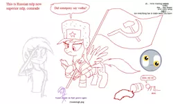 Size: 801x481 | Tagged: artist:hipster-ponies, artist:kasun05, derpibooru import, derpy hooves, flockdraw, gun, hammer and sickle, human, humanized, oil, oil drum, russian, safe, shotgun, stick figure, vodka, weapon