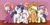 Size: 767x378 | Tagged: safe, artist:alazak, derpibooru import, applejack, bon bon, cheerilee, rarity, sweetie drops, oc, oc:pearl, image, png