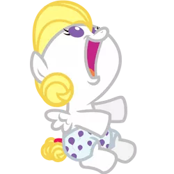 Size: 1500x1500 | Tagged: safe, artist:sunley, derpibooru import, baby surprise, pegasus, pony, baby, baby pony, button eyes, cute, female, filly, foal, g1, g1 to g4, g4, generation leap, simple background, transparent background