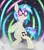 Size: 1600x1800 | Tagged: safe, artist:notenoughapples, derpibooru import, vinyl scratch, pony, bipedal, dancing, glow rings, glowstick, image, png, rave, solo