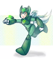 Size: 2166x2400 | Tagged: artist:thegreatrouge, crossover, derpibooru import, human, humanized, lyra heartstrings, megaman, megaman x, megamare x, safe, solo