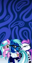 Size: 1024x1994 | Tagged: artist:pepooni, bronycon, bronycon 2015, bronycon mascots, derpibooru import, hipster, hipster glasses, hoofevent, oc, oc:blank canvas, oc:hoof beatz, oc:mane event, safe, sign, swag, unofficial characters only