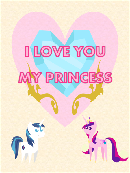 Size: 578x770 | Tagged: artist:bronybyexception, derpibooru import, female, love, male, princess cadance, safe, shining armor, shiningcadance, shipping, straight, valentine