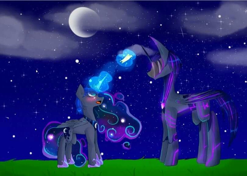 Size: 810x576 | Tagged: artist:tf999dreams, crossover, crossover shipping, derpibooru import, gala ticket, moon, ponified, princess luna, safe, shipping, soundwave, ticket, transformers, transformers prime