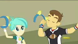 Size: 1366x768 | Tagged: safe, derpibooru import, screencap, teddy t. touchdown, tennis match, equestria girls, friendship games, background human, canterlot high, chs rally song, discovery family logo, wondercolts