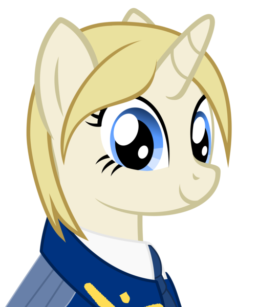 Size: 4201x5000 | Tagged: safe, artist:age3rcm, derpibooru import, ponified, pony, unicorn, absurd resolution, blonde, clothes, crimea, looking at you, natalia poklonskaya, politics, show accurate, simple background, smiling, solo, transparent background, vector