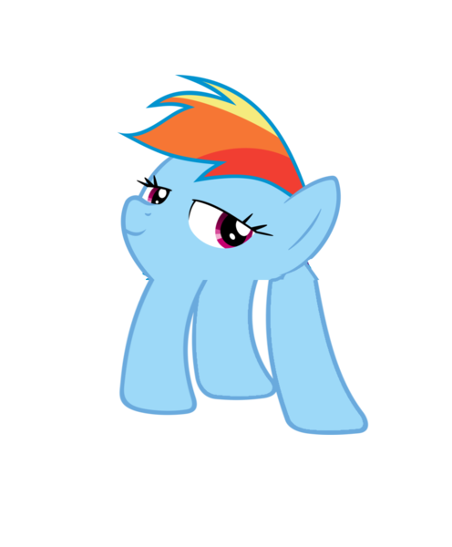 Size: 846x1024 | Tagged: artist:orenero, derpibooru import, nightmare fuel, not salmon, rainbow dash, safe, simple background, solo, transparent background, wat