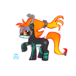 Size: 500x500 | Tagged: artist:nyanamo, derpibooru import, midna, ponified, safe, solo, the legend of zelda, the legend of zelda: twilight princess