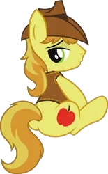 Size: 6768x10902 | Tagged: safe, artist:drawponies, artist:ficisism, derpibooru import, braeburn, absurd resolution, braebutt, cowboy hat, hat, image, male, plot, png, simple background, solo, stupid sexy braeburn, transparent background, vector