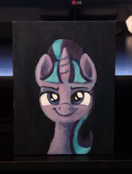 Size: 1280x1695 | Tagged: acrylic painting, artist:horseez, derpibooru import, painting, safe, smug, smuglight glimmer, solo, starlight glimmer, traditional art