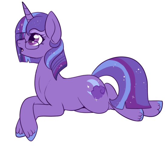 Size: 550x488 | Tagged: artist:lulubell, derpibooru import, magical lesbian spawn, next generation, oc, oc:moonlight eve, offspring, parent:princess luna, parents:twiluna, parent:twilight sparkle, safe, simple background, solo, transparent background, unofficial characters only