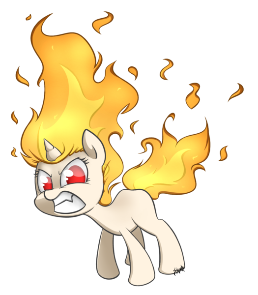 Size: 1400x1600 | Tagged: safe, artist:midnightpremiere, derpibooru import, twilight sparkle, rapidash, angry, fangs, glare, gritted teeth, looking at you, mane of fire, rapidash twilight, red eyes, simple background, solo, transparent background