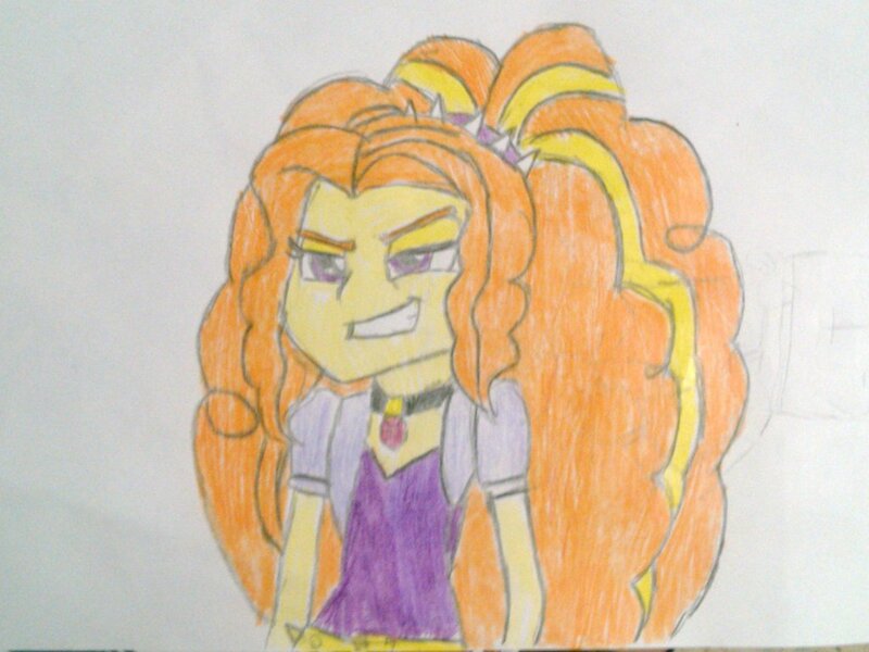 Size: 1024x768 | Tagged: safe, artist:brandonale, derpibooru import, adagio dazzle, equestria girls, rainbow rocks, solo, traditional art