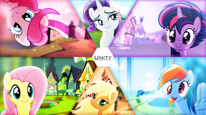 Size: 3840x2160 | Tagged: safe, artist:antylavx, artist:bl1ghtmare, artist:dashiesparkle, artist:mihaaaa, artist:stabzor, artist:teiptr, artist:wintrparkgr, derpibooru import, applejack, fluttershy, pinkie pie, rainbow dash, rarity, twilight sparkle, alternate hairstyle, bedroom eyes, cloudsdale, derp, mane six, ponyville, punklight sparkle, smiling, sweet apple acres, tongue out, vector, wallpaper, windswept mane