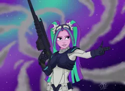 Size: 3072x2252 | Tagged: safe, artist:deddrunk, derpibooru import, aria blaze, equestria girls, crossover, heroes of the storm, nova, nova terra, solo