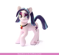 Size: 900x836 | Tagged: safe, artist:merionminor, derpibooru import, aria blaze, ponified, equestria girls, rainbow rocks, clay, craft, equestria girls ponified, irl, photo, resin, sculpey, sculpture, simple background, solo, white background