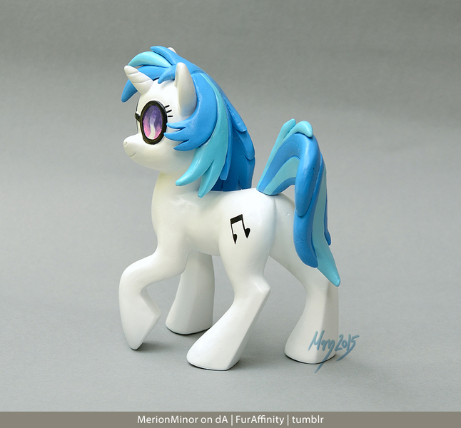 Size: 900x836 | Tagged: artist:merionminor, clay, craft, derpibooru import, irl, photo, resin, safe, sculpey, sculpture, solo, vinyl scratch