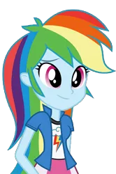 Size: 9129x13754 | Tagged: safe, artist:luckreza8, derpibooru import, rainbow dash, equestria girls, friendship games, .svg available, absurd resolution, clothes, cute, dashabetes, inkscape, simple background, skirt, smiling, solo, transparent background, vector