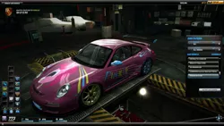 Size: 1600x900 | Tagged: 3d, artist:admiralpopeye, car, derpibooru import, need for speed world, pinkie pie, porsche, porsche 911, porsche 911 gt3 rs, safe, solo