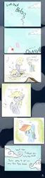 Size: 1571x6126 | Tagged: safe, artist:heir-of-rick, derpibooru import, derpy hooves, rainbow dash, pegasus, pony, comic, crash, face down ass up, female, letter, mail, mare, nose wrinkle