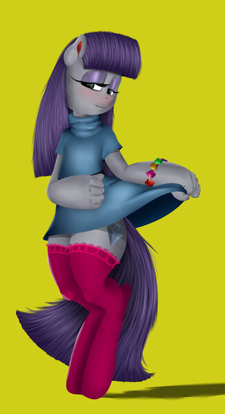 Size: 3480x6400 | Tagged: anthro, artist:saddnesspony, clothes, derpibooru import, maud pie, safe, solo, wrong cutie mark