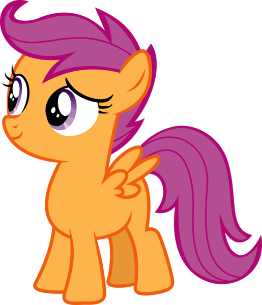 Size: 6000x6997 | Tagged: safe, artist:aethon056, derpibooru import, scootaloo, absurd resolution, simple background, solo, .svg available, transparent background, vector