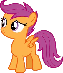 Size: 6000x6997 | Tagged: safe, artist:aethon056, derpibooru import, scootaloo, absurd resolution, simple background, solo, .svg available, transparent background, vector