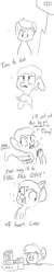 Size: 726x3630 | Tagged: safe, artist:tjpones, derpibooru import, oc, unofficial characters only, ..., :t, chips, comic, cookie, derp, diet, dunce hat, earring, eating, eyes on the prize, floppy ears, frown, glare, hat, ice cream, monochrome, open mouth, peanut butter, piercing, reese's, reese's puffs, sad, sandwich, smiling, this will end in weight gain, weighing, wide eyes