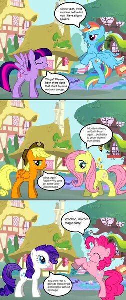 Size: 581x1376 | Tagged: safe, derpibooru import, applejack, fluttershy, pinkie pie, rainbow dash, rarity, twilight sparkle, alicorn, earth pony, pegasus, pony, unicorn, pony creator, 1000 hours in pony creator, mane six, race swap, rainbowcorn