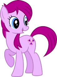 Size: 690x939 | Tagged: safe, artist:jaybugjimmies, derpibooru import, fuchsia blush, ponified, earth pony, pony, background human, cutie mark, equestria girls ponified, simple background, solo, transparent background, vector