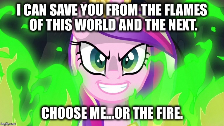 Size: 766x430 | Tagged: changeling, derpibooru import, disguise, disguised changeling, disney, fake cadance, frollo, hunchback of notre dame, image macro, meme, princess cadance, queen chrysalis, safe