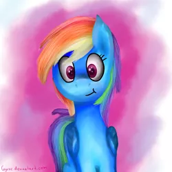 Size: 1000x1000 | Tagged: safe, artist:gyroc, derpibooru import, rainbow dash, solo