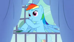 Size: 1280x720 | Tagged: safe, derpibooru import, screencap, rainbow dash, pegasus, pony, spike at your service, faic, female, flying, great moments in animation, mare, nose wrinkle, rainbow dash is best facemaker, scrunchbow dash, scrunchy face, solo