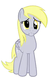 Size: 4942x7804 | Tagged: safe, artist:kuren247, derpibooru import, derpy hooves, pegasus, pony, absurd resolution, female, mare, pouting, puppy dog eyes, simple background, solo, transparent background, vector